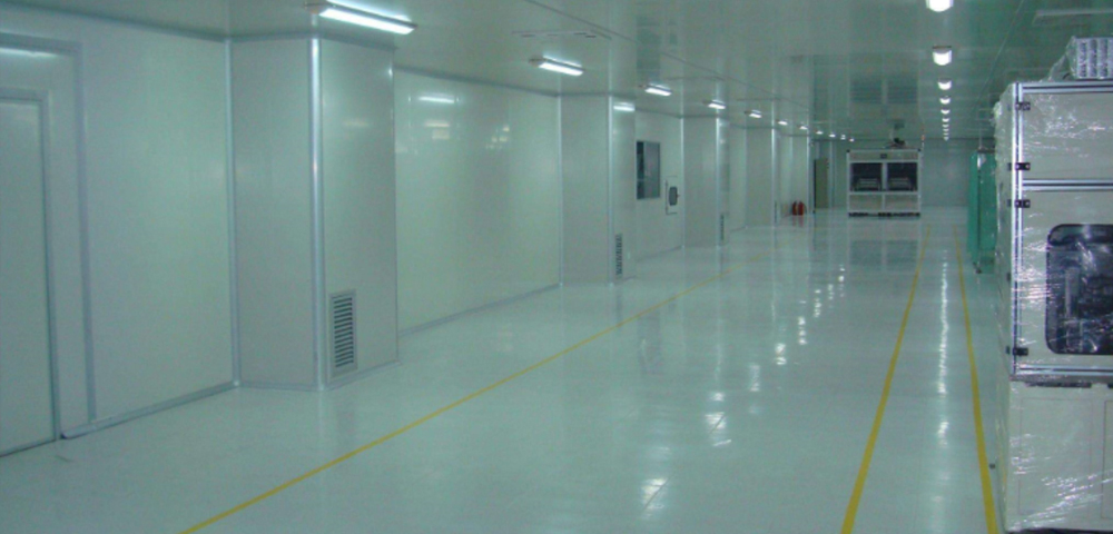 松江十萬級化妝品無塵潔凈室裝修工程-1